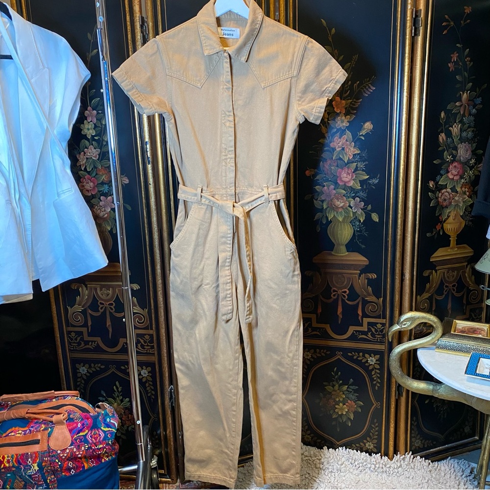 Reformation Western Utility Jumpsuit